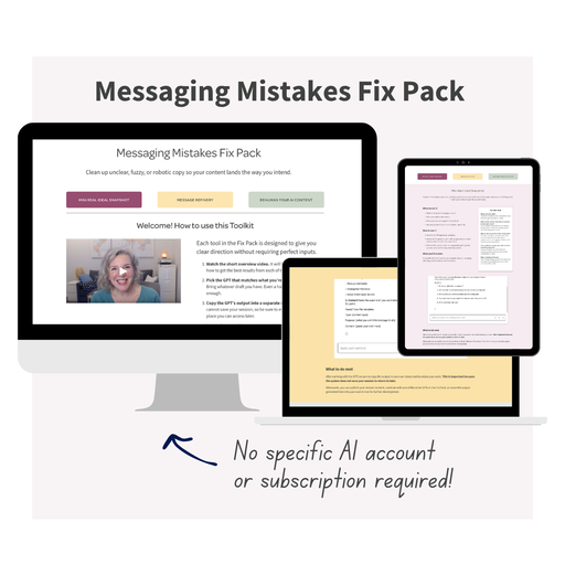 Messaging Mistakes Fix Pack